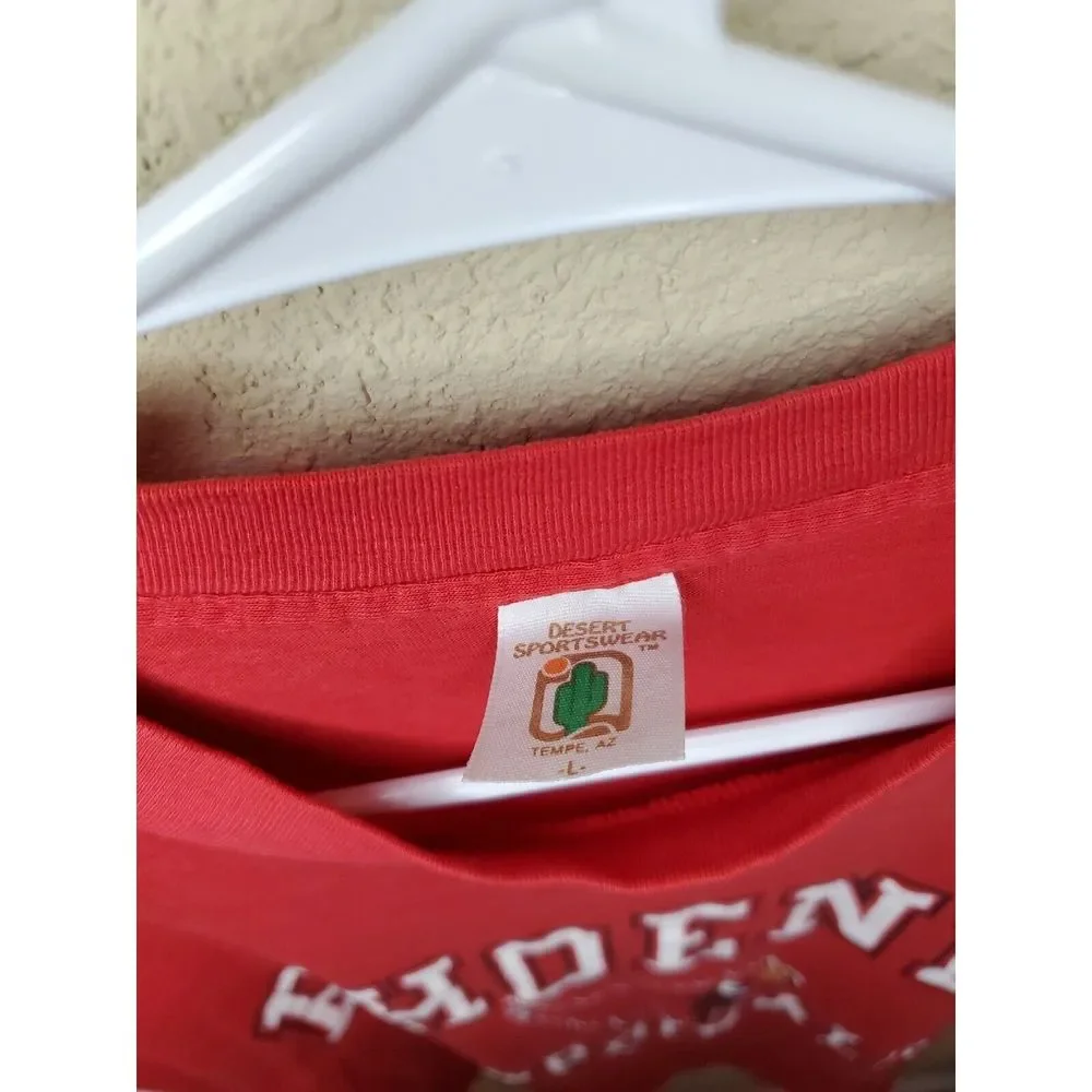 Vintage LOGO7 Phoenix Cardinals T Shirt Adult Medium NFL Arizona - Picture 3 of 3